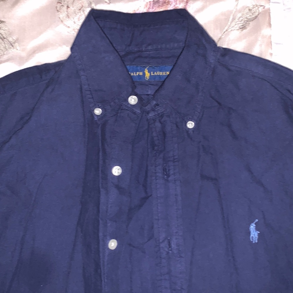 Casual long sleeve polo shirt